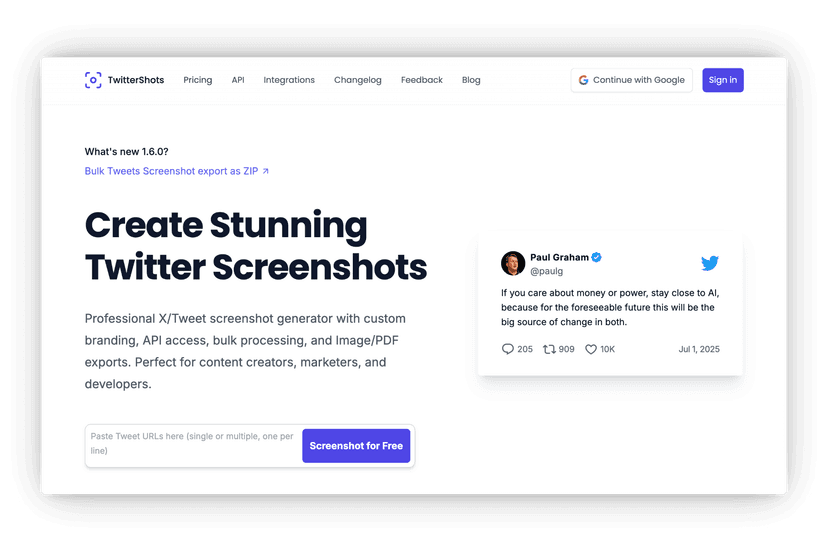 TwitterShots screenshot