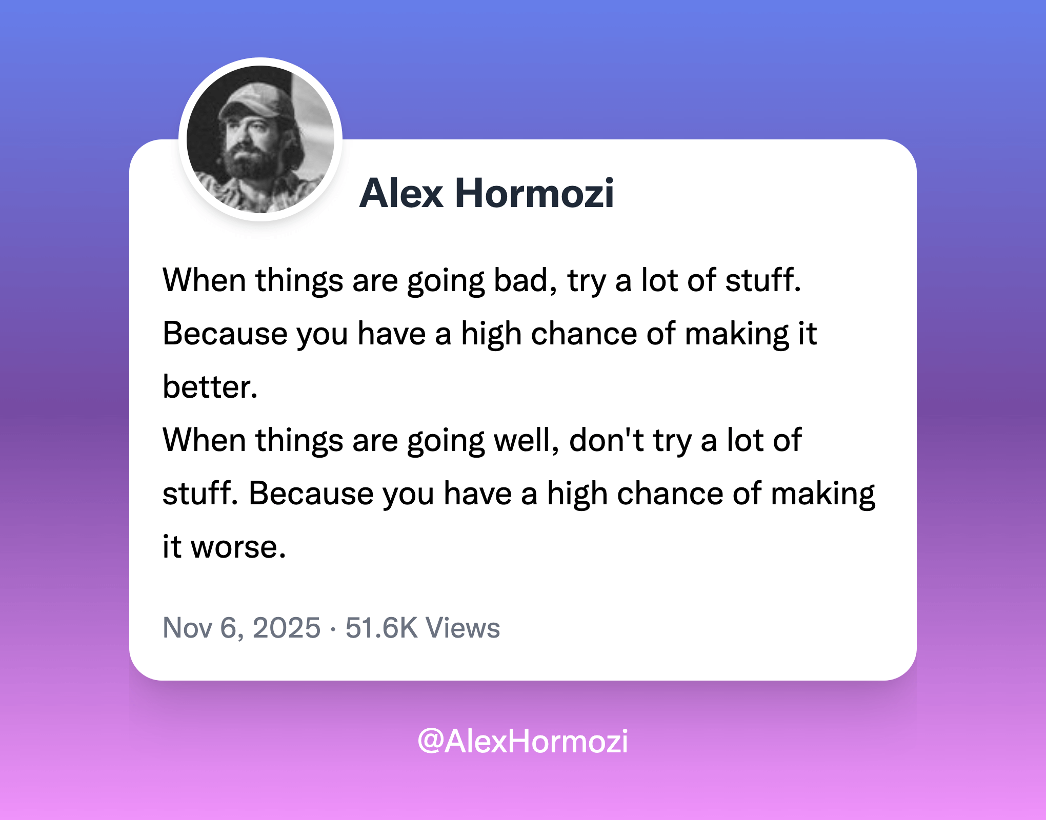 Instagram Gradient Tweet Template