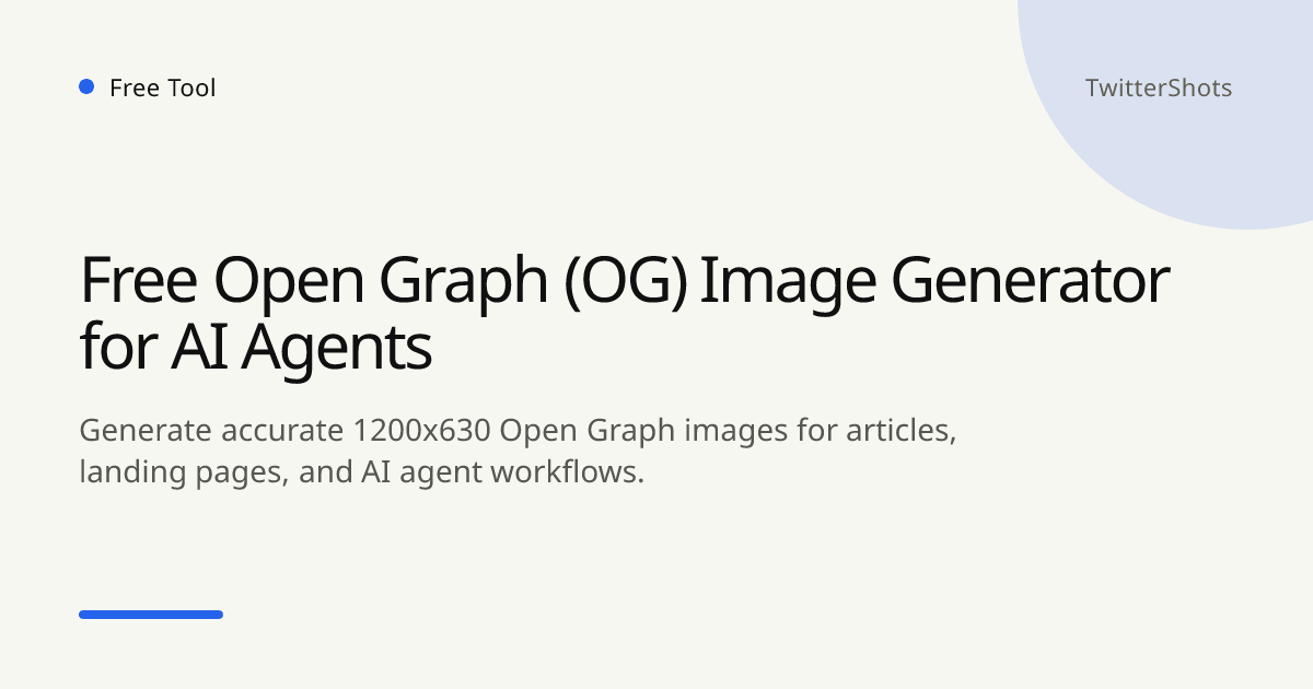 Free Open Graph (OG) Image Generator for AI