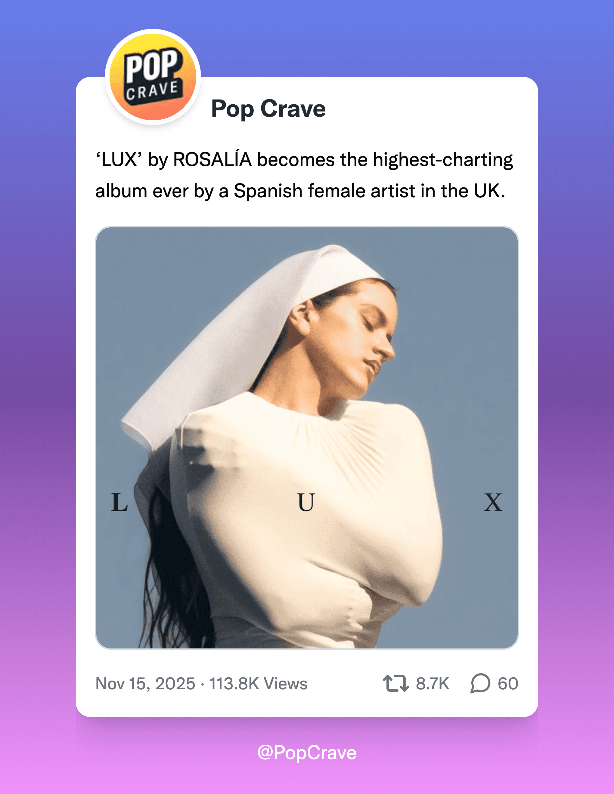 Tweet to Instagram Gradient