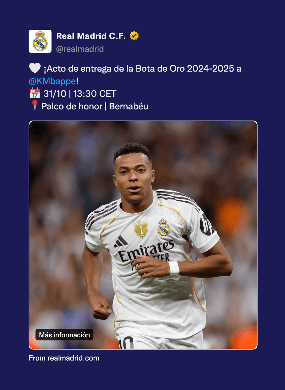 Vertical tweet screenshot optimized for Instagram Stories