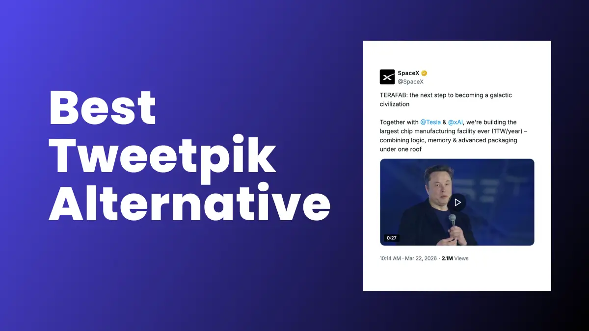 Better Twitter Tweetpik Alternative: Better Twitter Screenshots with TwitterShots