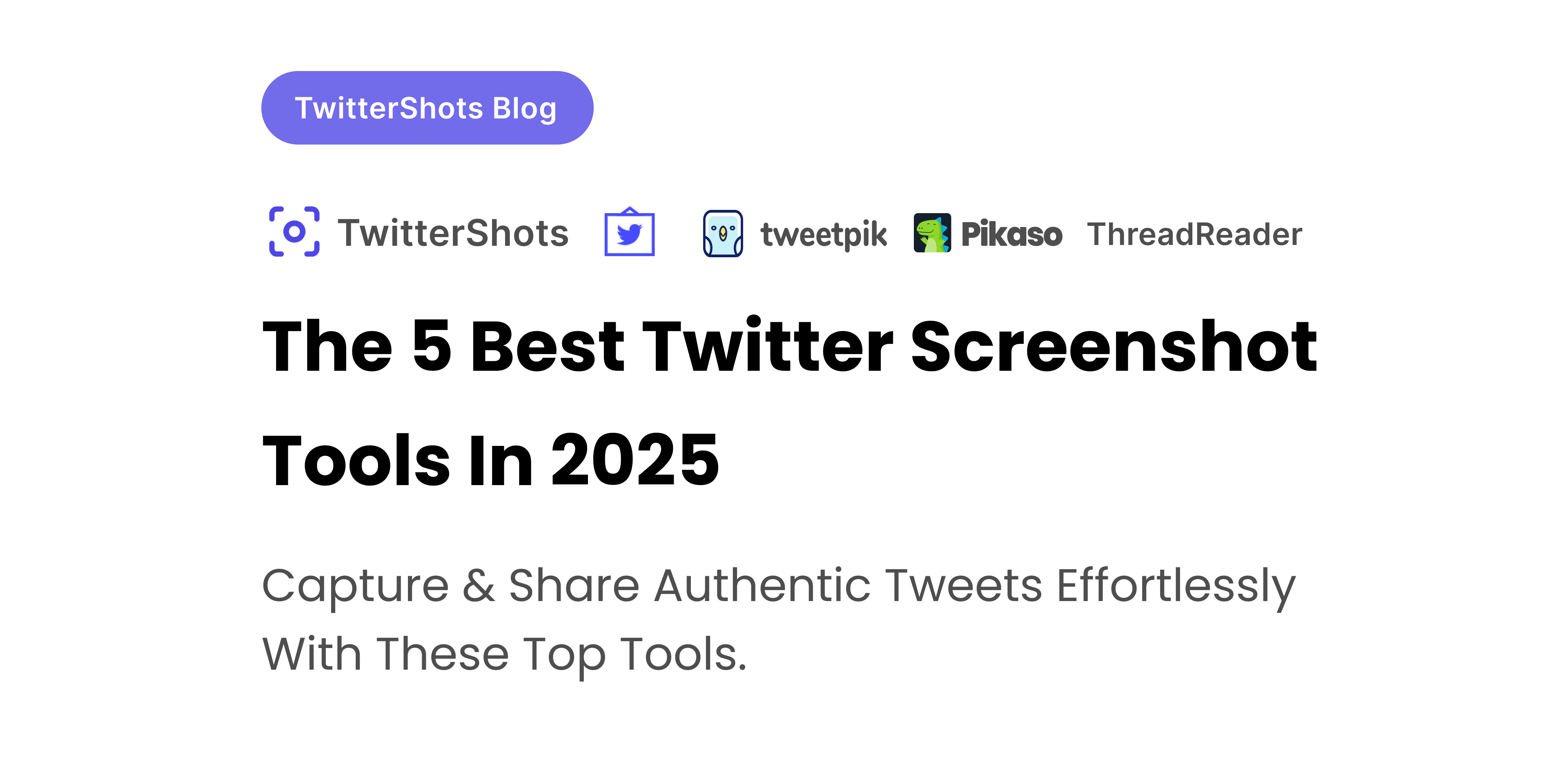 The 5 Best Twitter Screenshot Tools in 2025