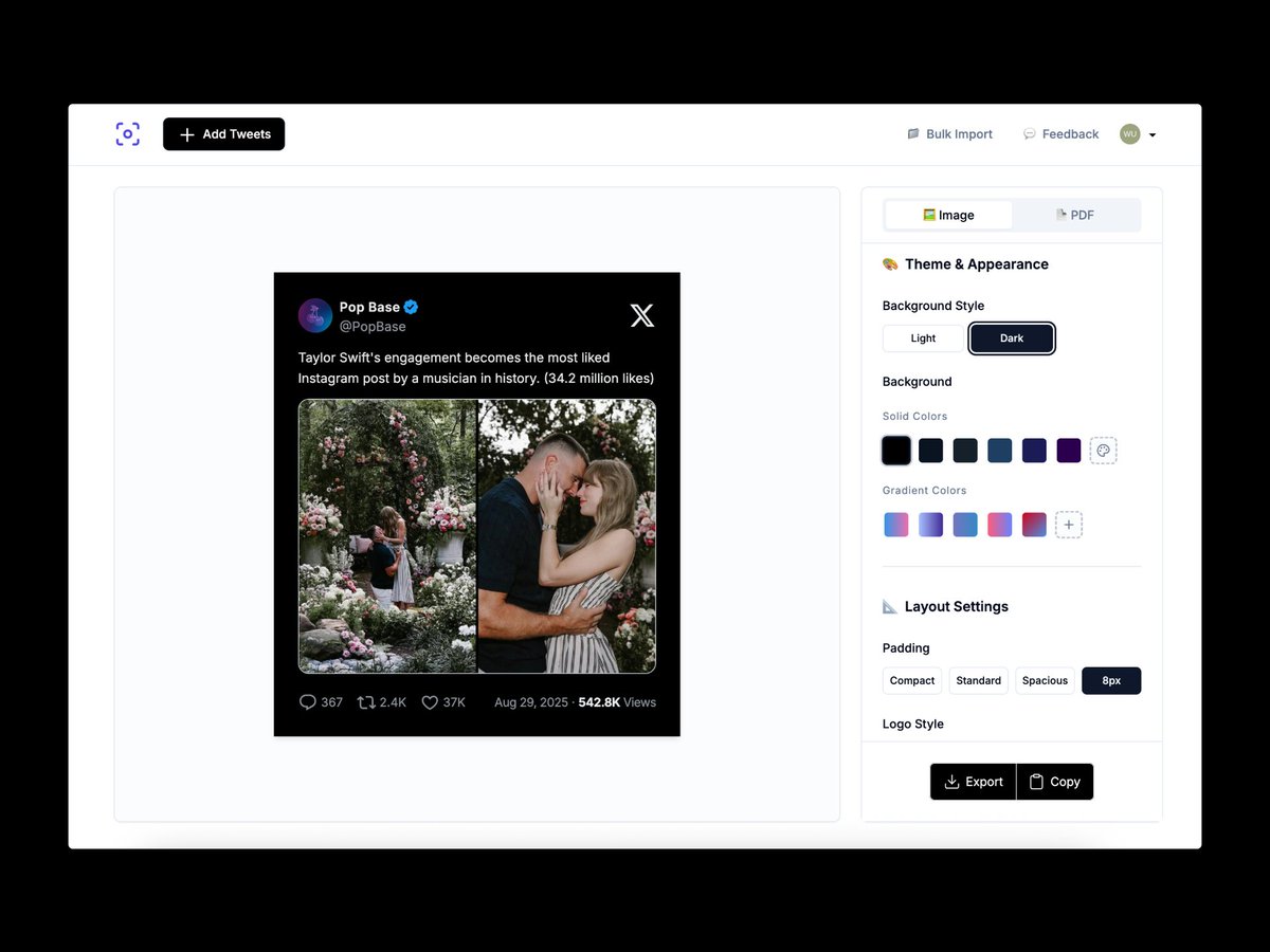 New TwitterShots UI