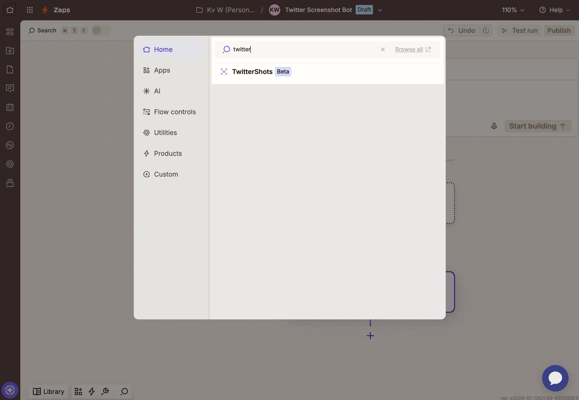 search twittershots on zapier action search twittershots app on zapier action